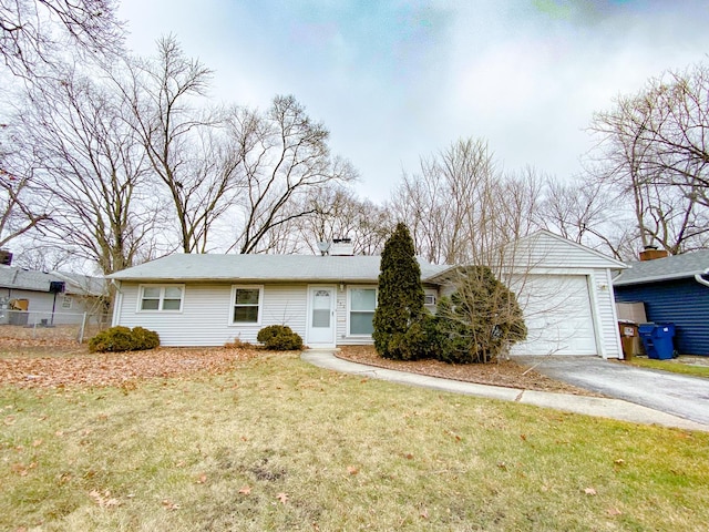 252 Mantua St, Park Forest, IL 60466 - ranch-style house featuring asphalt driveway and an attached garage
