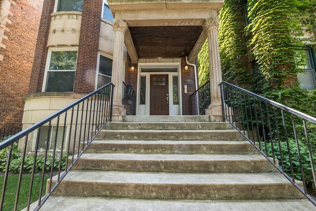 5312 S Woodlawn Ave Unit 1, Chicago, IL 60615 - property entrance featuring brick siding