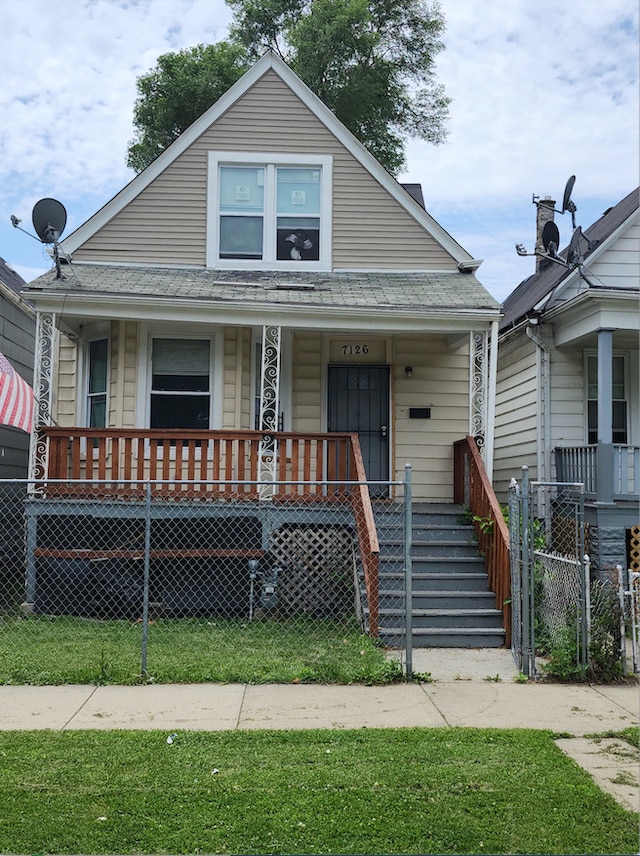 7126 S Aberdeen St, Chicago, IL 60621 - bungalow-style home featuring covered porch