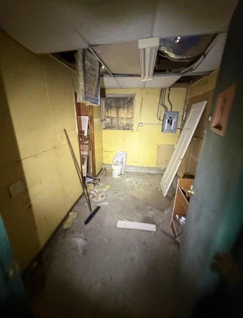 4501 180th St, Country Club Hills, IL 60478 - unfinished basement with electric panel