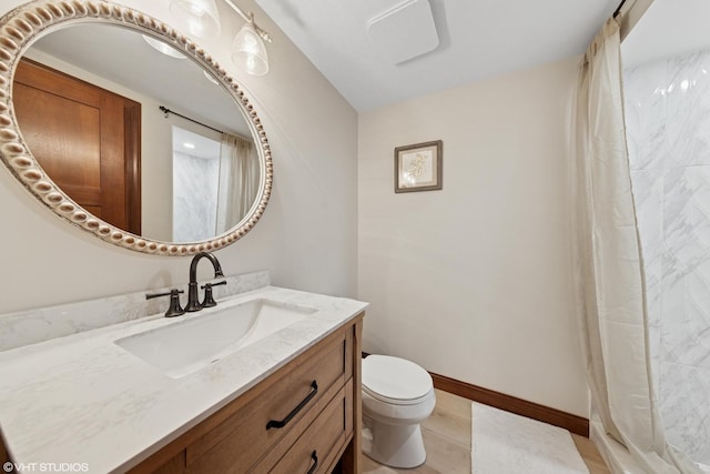 11522 Ridgewood Ln, Burr Ridge, IL 60527 - full bathroom featuring vanity and curtained shower