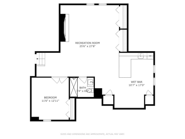 11522 Ridgewood Ln, Burr Ridge, IL 60527 - view of room layout