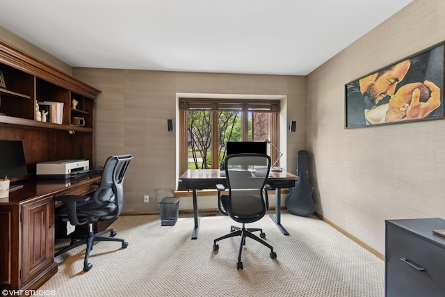 11522 Ridgewood Ln, Burr Ridge, IL 60527 - office featuring carpet flooring and baseboards