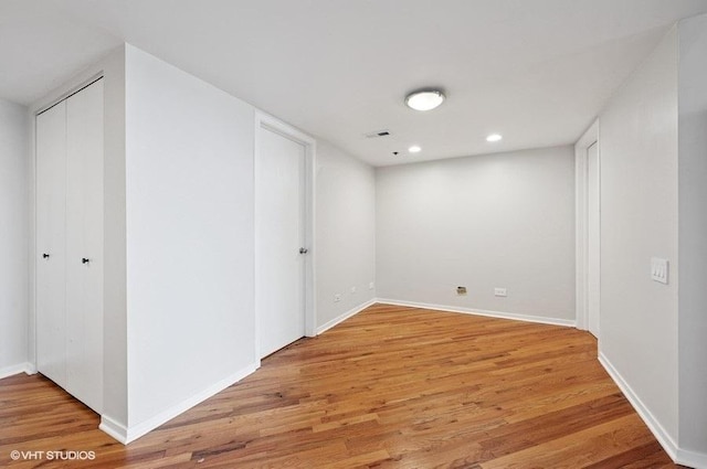 2614 N Clybourn Ave Unit 311, Chicago, IL 60614 - spare room with light wood finished floors and recessed lighting