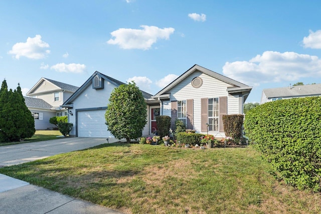 1192 Sumac Trl, Hoffman Estates, IL 60192 - view of front of house with driveway, a front yard, and a garage