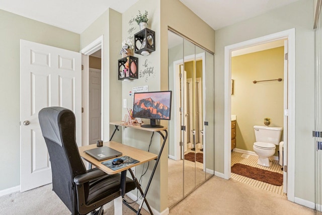 1192 Sumac Trl, Hoffman Estates, IL 60192 - office space featuring light carpet and baseboards