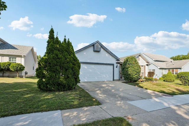 1192 Sumac Trl, Hoffman Estates, IL 60192 - ranch-style home featuring driveway, a front lawn, and a garage