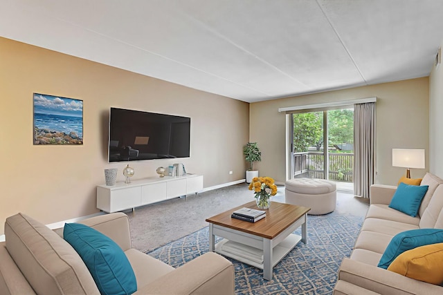 512 Redondo Dr Unit 112, Downers Grove, IL 60516 - carpeted living area featuring baseboards