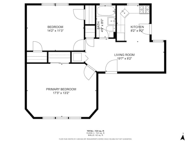 4321 N Drake Ave Unit 3W, Chicago, IL 60618 - view of floor plan / room layout