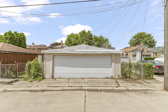 3713 S 57th Ct, Cicero, IL 60804 - detached garage with a gate