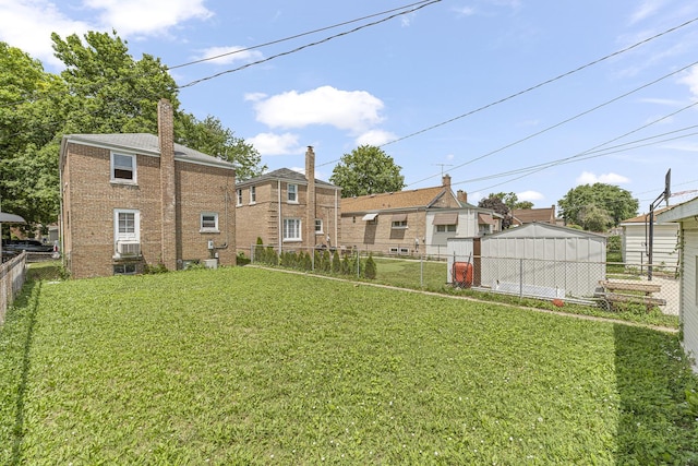3713 S 57th Ct, Cicero, IL 60804 - back of property with a fenced backyard and brick siding