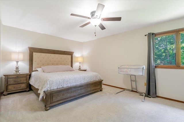 141 Manor Cir, Bloomington, IL 61704 - bedroom featuring carpet floors and ceiling fan