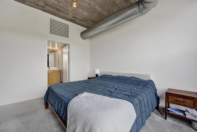 1151 W 14th Pl Unit 238, Chicago, IL 60608 - bedroom with carpet flooring and connected bathroom