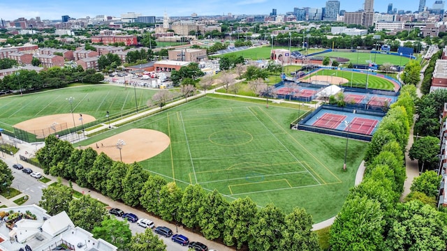 1151 W 14th Pl Unit 238, Chicago, IL 60608 - aerial view of city skyline