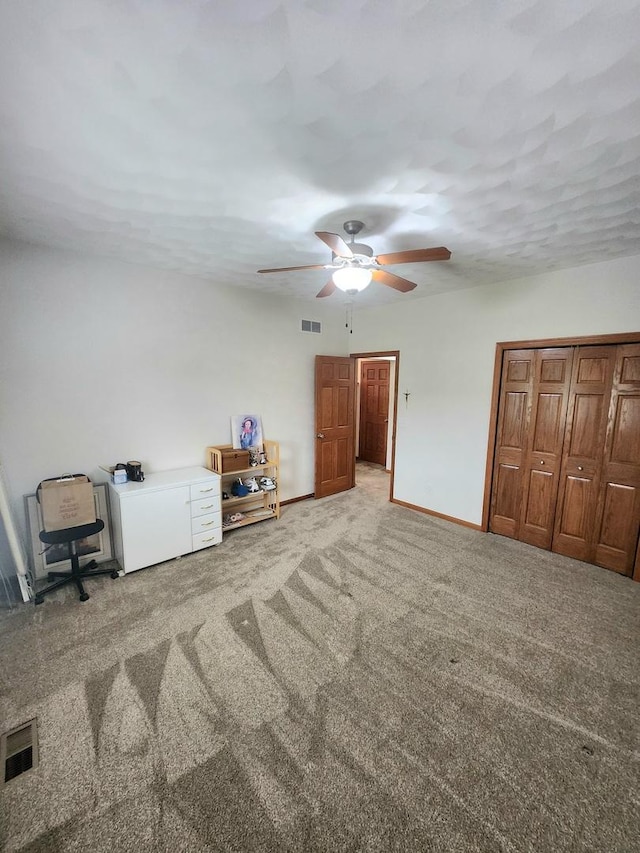 7227 Hawthorne Rdg, Roscoe, IL 61073 - carpeted bedroom featuring ceiling fan and a closet