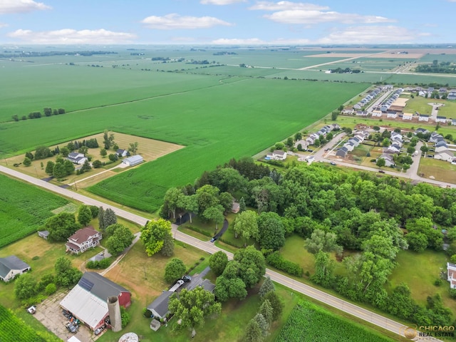 8019 S Malta Rd, Dekalb, IL 60115 - aerial overview of property's location with rural landscape
