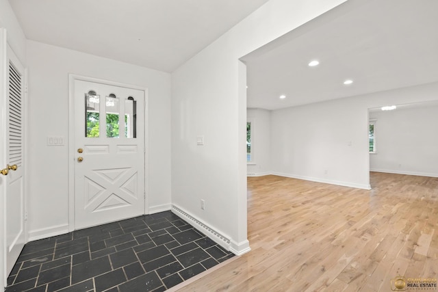 8019 S Malta Rd, Dekalb, IL 60115 - entryway featuring recessed lighting and wood finished floors