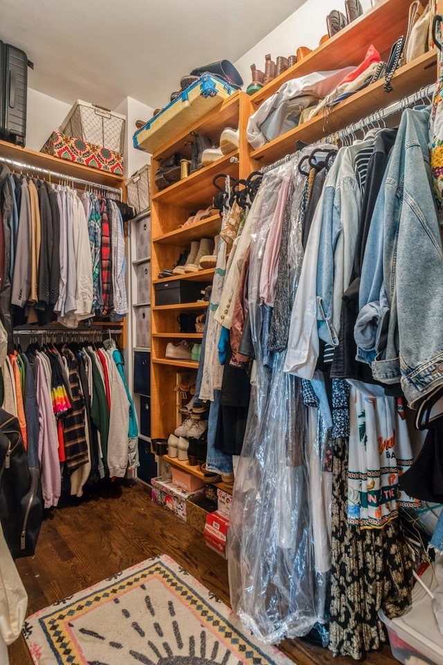 2144 W Schiller St Unit H, Chicago, IL 60622 - spacious closet with wood finished floors