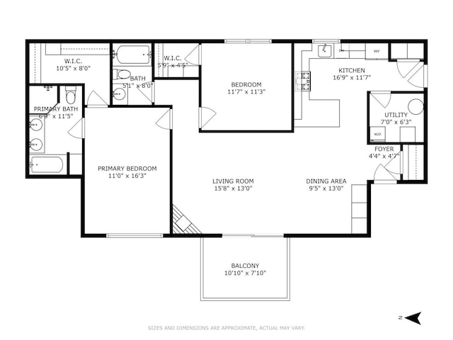 2144 W Schiller St Unit H, Chicago, IL 60622 - view of property floor plan