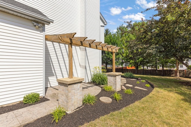1918 Prairie Ridge Ct, Plainfield, IL 60586 - view of yard featuring a pergola