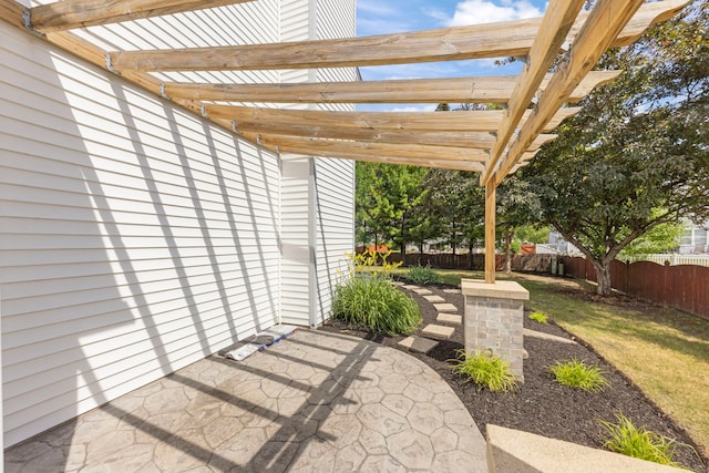 1918 Prairie Ridge Ct, Plainfield, IL 60586 - fenced backyard featuring a pergola and a patio area