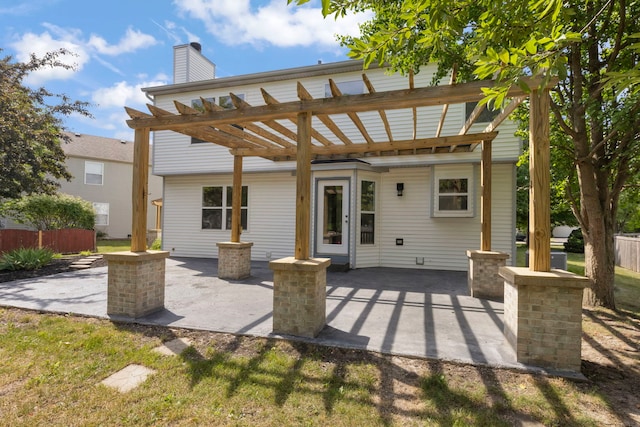 1918 Prairie Ridge Ct, Plainfield, IL 60586 - view of patio with a pergola