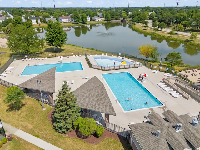 1918 Prairie Ridge Ct, Plainfield, IL 60586 - bird's eye view of a pool