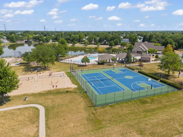 1918 Prairie Ridge Ct, Plainfield, IL 60586 - aerial view of a large body of water