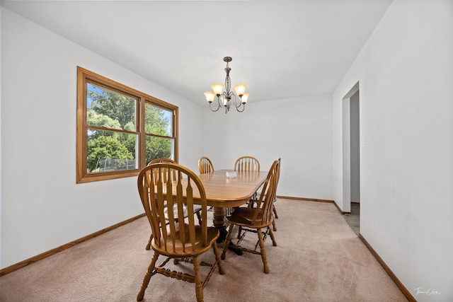 13301 Maverick Trl, Homer Glen, IL 60491 - dining space with a chandelier and light colored carpet