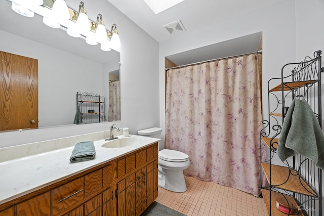 13301 Maverick Trl, Homer Glen, IL 60491 - full bathroom featuring vanity and tile patterned floors