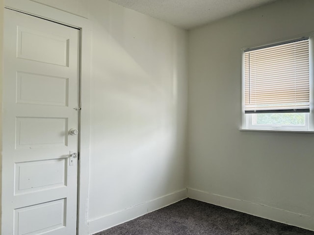 1347 Greenwood Ave, Rockford, IL 61107 - spare room with dark carpet and a textured ceiling