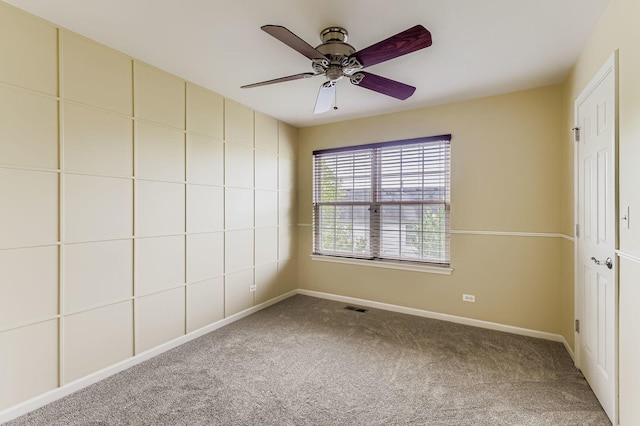 504 Lancaster Dr, Pingree Grove, IL 60140 - spare room with carpet and a ceiling fan