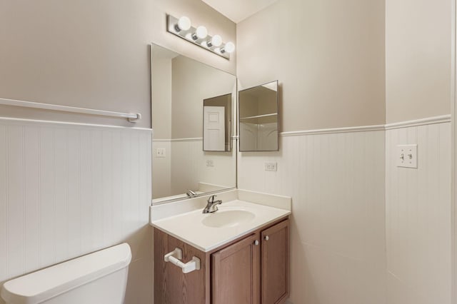 504 Lancaster Dr, Pingree Grove, IL 60140 - bathroom featuring wainscoting and vanity