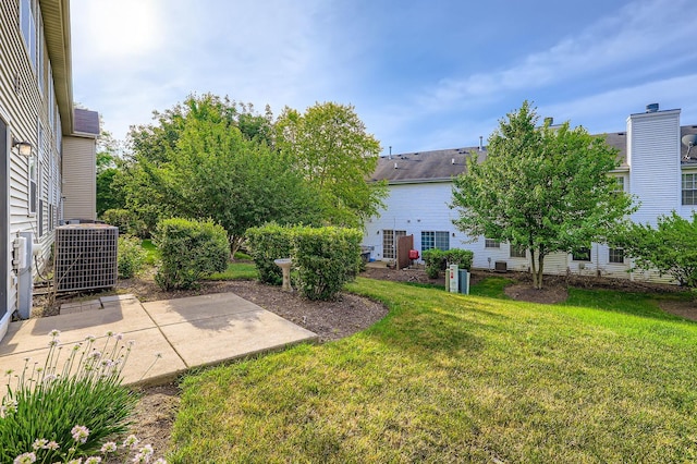 504 Lancaster Dr, Pingree Grove, IL 60140 - view of green lawn with a patio area
