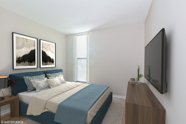 509 Aurora Ave Unit 409, Naperville, IL 60540 - bedroom with baseboards