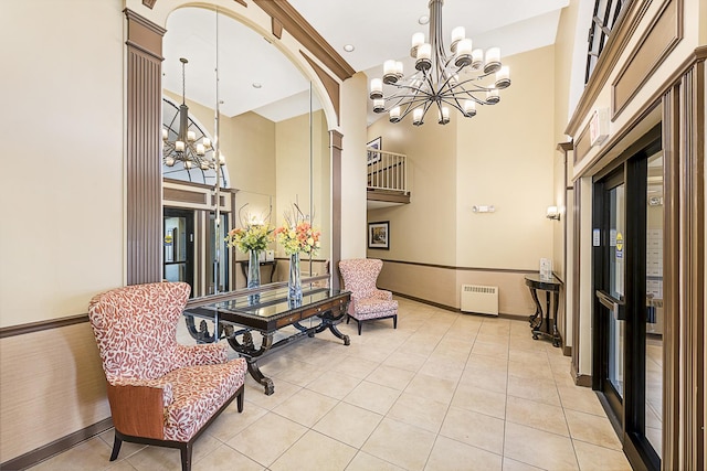 509 Aurora Ave Unit 409, Naperville, IL 60540 - community lobby with a high ceiling