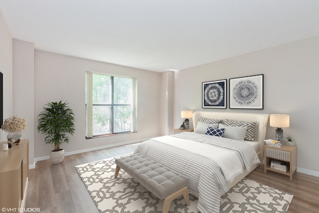 509 Aurora Ave Unit 409, Naperville, IL 60540 - bedroom featuring light wood-style floors and baseboards