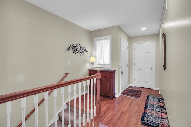 1906 Lydia Ct Unit A, Urbana, IL 61802 - entrance foyer featuring wood-type flooring and recessed lighting