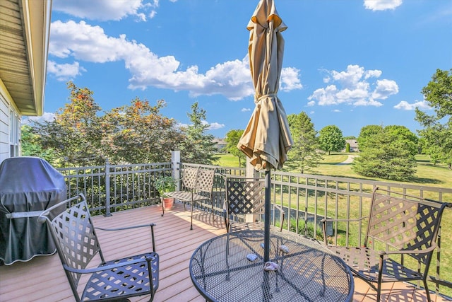 1906 Lydia Ct Unit A, Urbana, IL 61802 - wooden terrace featuring area for grilling