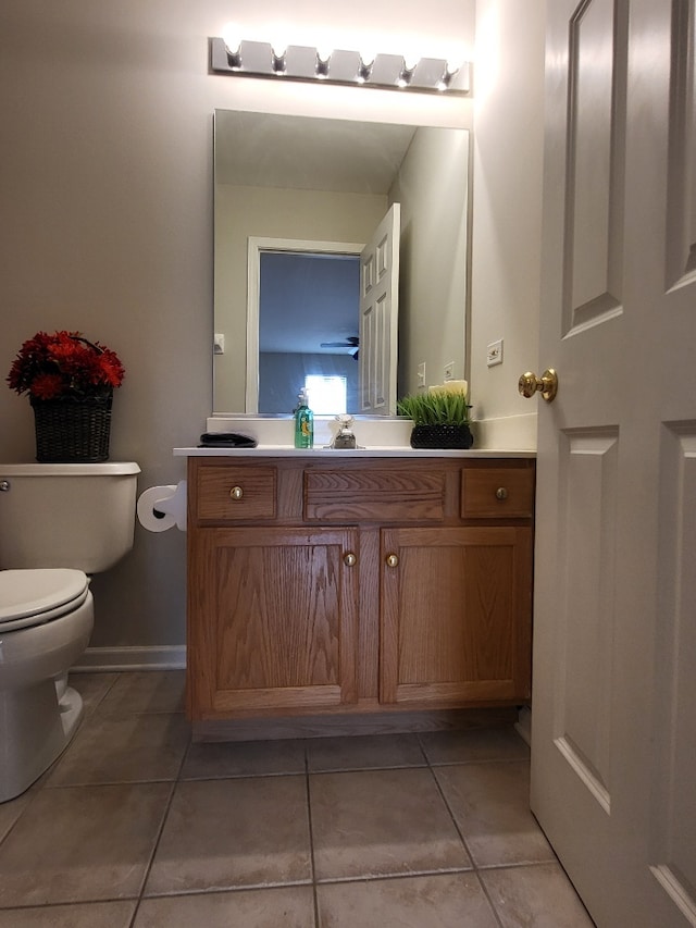 2949 Brossman St, Naperville, IL 60564 - bathroom with tile patterned floors and vanity