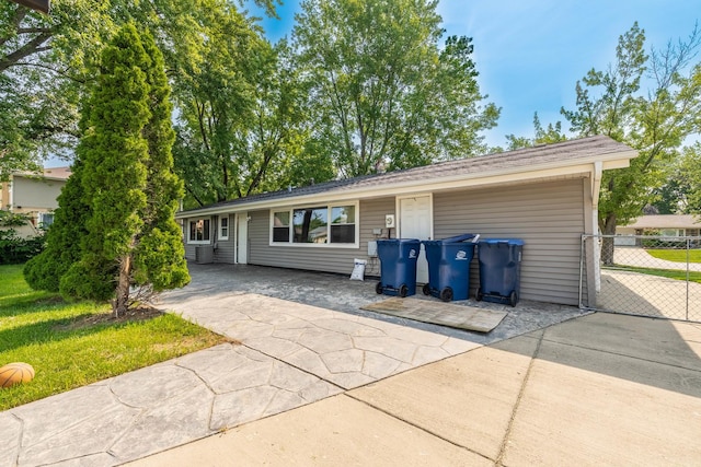 100 Patricia Dr, Schaumburg, IL 60193 - view of ranch-style home