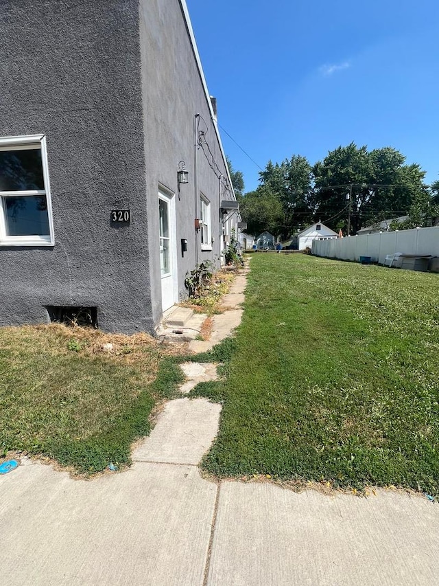 320 W Saint Paul St, Spring Valley, IL 61362 - view of side of property with stucco siding
