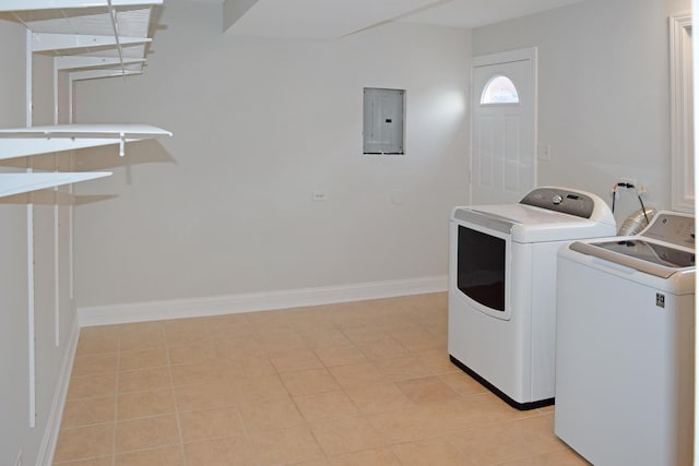 9343 170th Pl, Orland Hills, IL 60487 - washroom featuring separate washer and dryer and electric panel