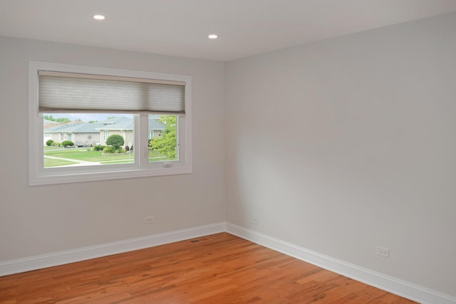 9343 170th Pl, Orland Hills, IL 60487 - empty room with light wood-style flooring and recessed lighting