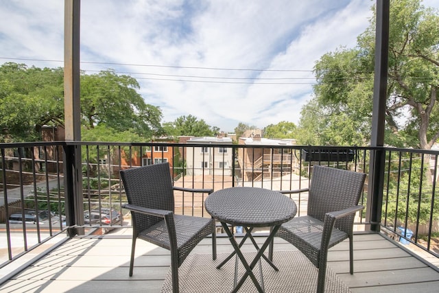 2409 W Catalpa Ave Unit 307, Chicago, IL 60625 - view of wooden deck