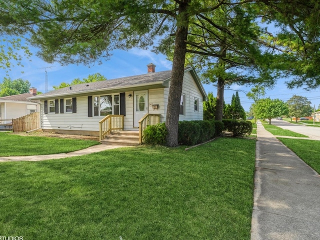 2402 Marshall Pkwy, Waukegan, IL 60085 - single story home with a chimney