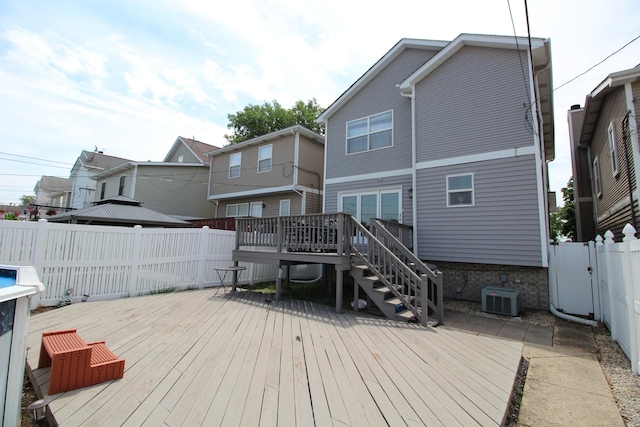 6142 W 60th St, Chicago, IL 60638 - wooden deck featuring a fenced backyard