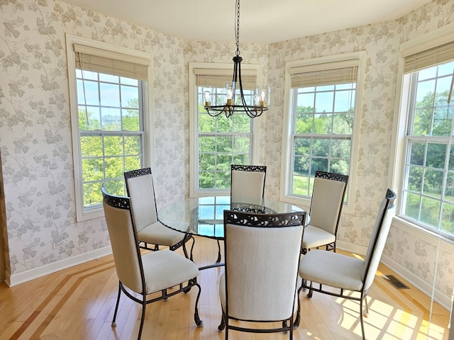 4 Forest View Dr, Hawthorn Woods, IL 60047 - dining room with light wood-style floors, healthy amount of natural light, and a chandelier