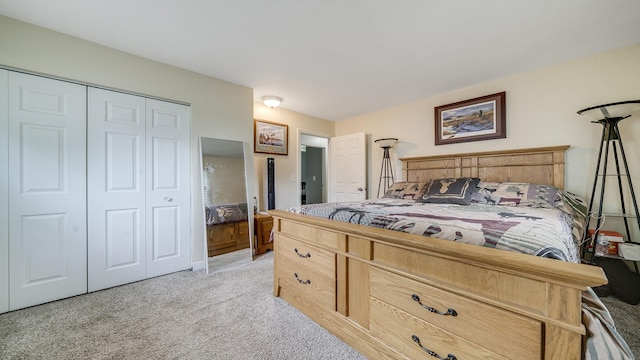 7837 Wagon Wheel Ln, Rockford, IL 61109 - bedroom featuring light carpet and a closet
