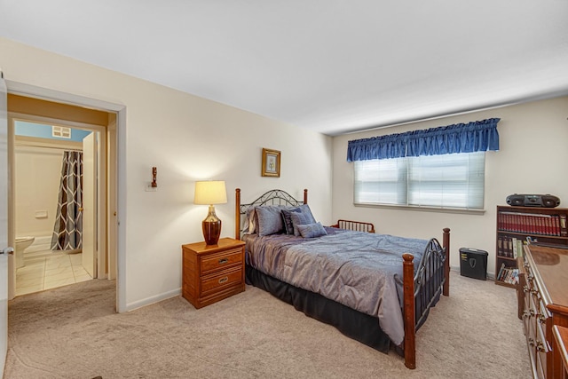 2716 Turtle Creek Dr, Hazel Crest, IL 60429 - bedroom with light carpet and baseboards